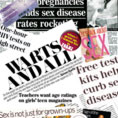 Newspaper headlines on sexual health